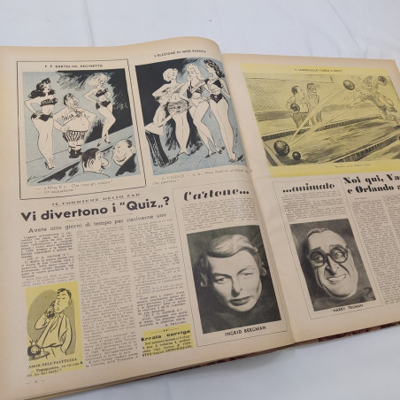 Raccolta della rivista "Il Travaso" numeri annate tra il 1947 a 1951