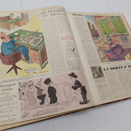 Raccolta della rivista "Il Travaso" numeri annate tra il 1947 a 1951