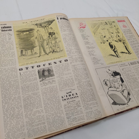 Raccolta della rivista "Il Travaso" numeri annate tra il 1947 a 1951