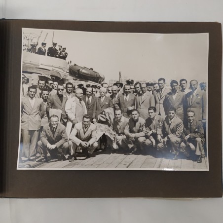 Album fotografico Copue d'Amitie Egypte Italie Turquie Grece - Athens Mai 1949