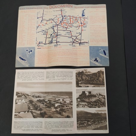 10 tra opuscoli, pieghevoli, libretti promo turismo anni tra il 1905 e il 1956