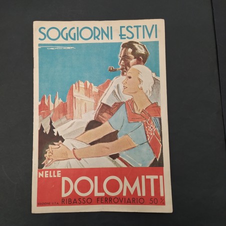 10 tra opuscoli, pieghevoli, libretti promo turismo anni tra il 1905 e il 1956