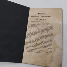 Libretto L'Enciclica e la montagna Modena 1850 12x19 cm 2