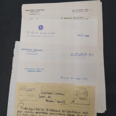 4 lettere e un telegramma Democrazia Cristiana Fanfani, Forlani, Zaccagnini 2