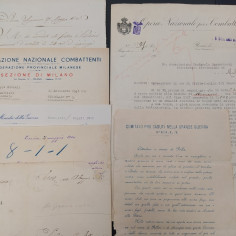 Lotto di 7 documenti militari perido dal tardo 800 al 1941 2