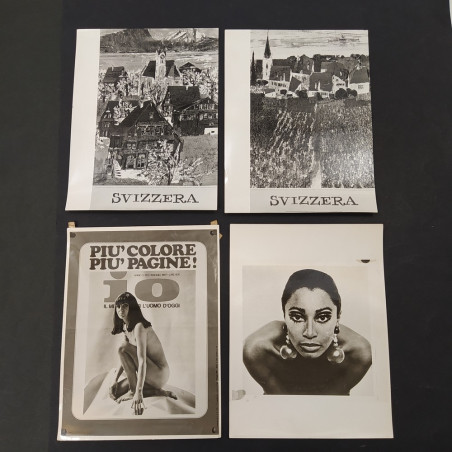 Lotto di 19 foto pubblicitarie e di agenzia diverse formato 18x24 cm anni 60/70