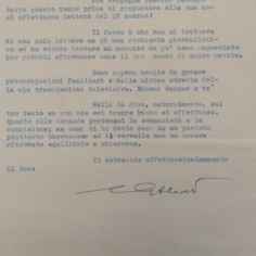 Lettera firmata in originale regista Alessandro Blasetti 1964 2