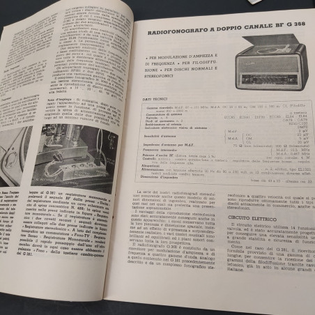 Catalogho Geloso 1951, Bollettino 1985 e brochure Phonola