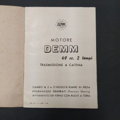 Uso e manutenzione motore Demm 49 cc 2 tempi Trasmissione e catena 2