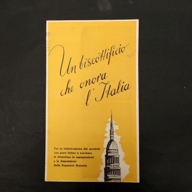 Catalogo biscotti Pavesi - Un biscottificio che onora l'Iatlia 13,5x23,5 cm