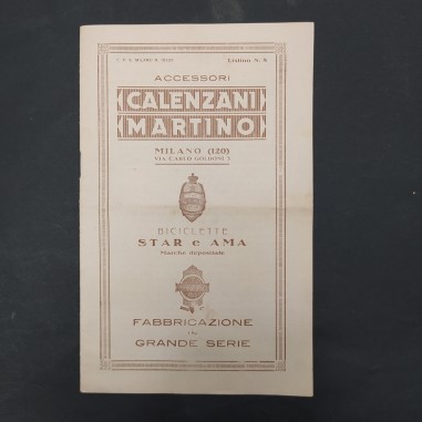 Catalogo Calenzani Martino Biciclette Star e Ama Listino n°8