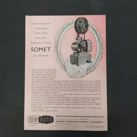 Catalogo cinepresa SOMET MeOpta  La Vie de nos Enfants et de Nous Tous