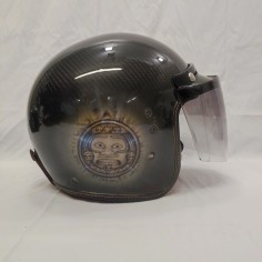 Casco Jet Bellstaff by Scorpio aerografato con interfono Tg M 2