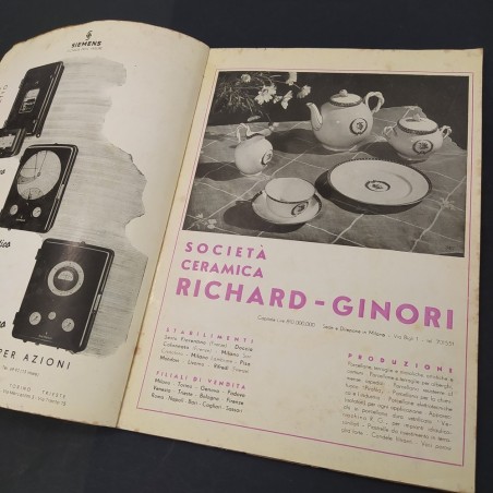 Rivista mensile La Ceramica Anno VII n° 6 Giugno 1952