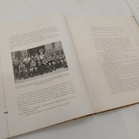 Libro I Nerazzurri e i loro 5 cinque scudetti, rilegatura ricostruita