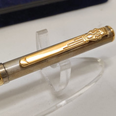 Penna a sfera ballpoint Marlen mod. Van Gogh fusto argento nuova 2