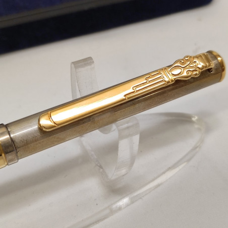 Penna a sfera ballpoint Marlen mod. Van Gogh fusto argento nuova