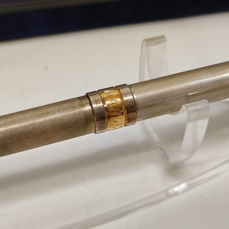 Penna a sfera ballpoint Marlen mod. Van Gogh fusto argento nuova