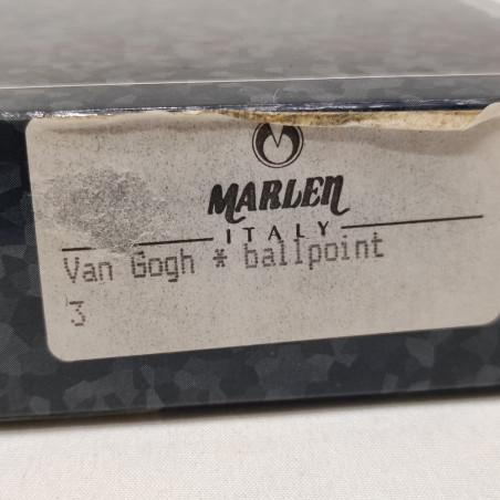 Penna a sfera ballpoint Marlen mod. Van Gogh fusto argento nuova