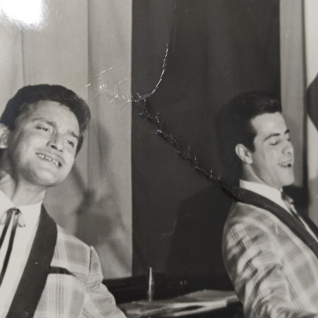 Foto complesso musicale su motonave Giulio Cesare anni 50/60
