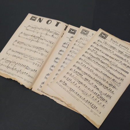 Marletta: spartiti musicali anni 30 canti della Patria - discreto