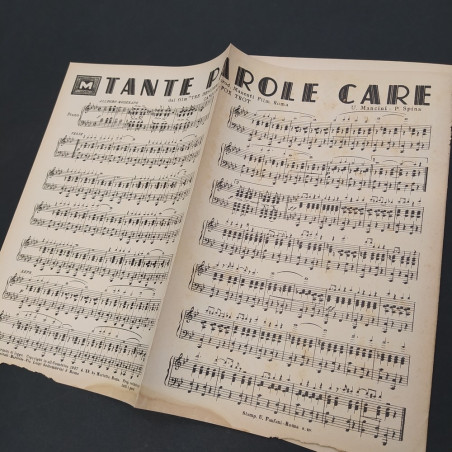 Marletta: spartiti musicali anni 30 canti della Patria - discreto