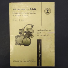 Catalogo parti di ricambio Morini motore modello SA Monomarcia