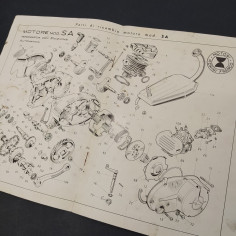 Catalogo parti di ricambio Morini motore modello SA Monomarcia 2