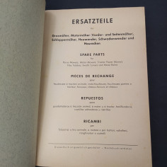 Rasspe katalogo Nr. 35 ricambi per falciatrici , trattori voltafieni 1957 2