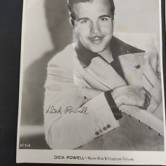 Foto con autografi stampati attori Paola Borboni, Dick Powell e James Cagney 2