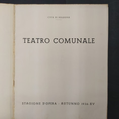 Opuscolo Stagione opera teatro comunale Bologna 1936 2