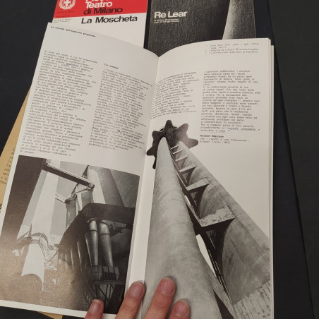 3 opuscoli spettacoli Piccolo Teatro di Milano anni 60/70