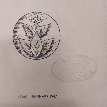 Due opuscoli sulla coltivazione del tabacco fine anni 40
