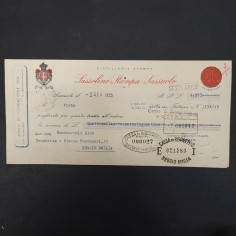 Distilleria Stampa - Sassolino Stampa Sassuolo - Fattura e cambiale 1954 1955 2
