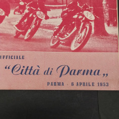 Moto Club Parma Programma Gran Premio Internazionale Motociclismo 1953 2