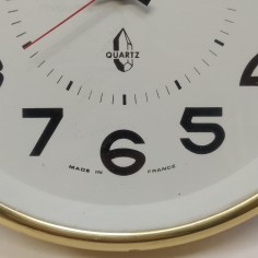Orologio da parete al quarzo marca Bayard diam. 25 cm Made in France 2
