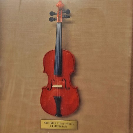 Modellino violino Stradivari l. 17,5 cm in quadro