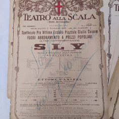 Lotto di 12 locandine originali Teatro alla Scala anni tra il 1928 e 1976 2