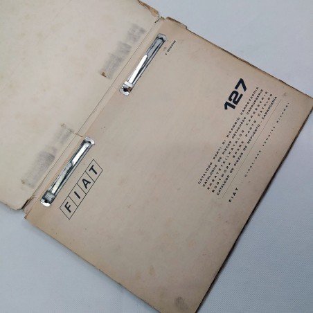 Catalogo parti di ricambio per carrozzeria Fiat 127, 2° ed. 1973. Mediocre