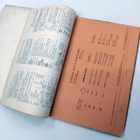 Catalogo parti di ricambio per carrozzeria Fiat 127, 2° ed. 1973. Mediocre