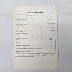 Fiat Fascicolo dati per le riparazioni, 1969. Macchie di officina 2