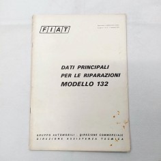 Fascicolo Dati per le riparazioni Fiat modello 132, 1972. Segni del tempo