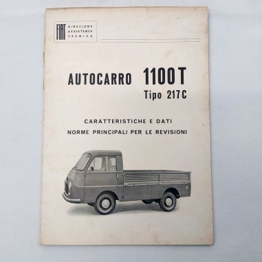 Caratteristiche e revisioni dell'autocarro Fiat 1100T, Tipo 217C, 1962