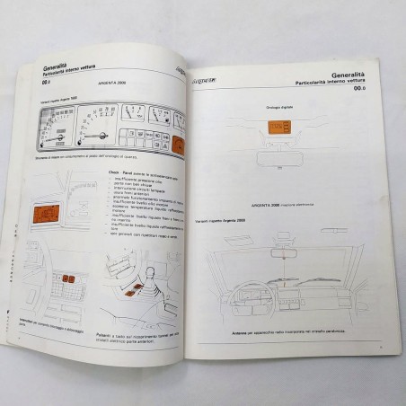 Manuale dati tecnici Fiat Argenta, 1981, copertina mancante. Condizioni mediocri