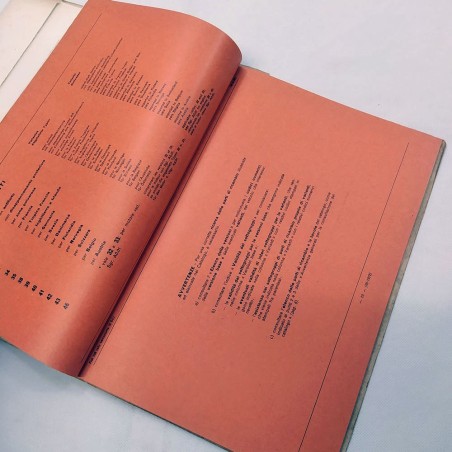 Cartellina Catalogo parti di ricambio carrozzeria Fiat 128 rally, 1972. Macchie