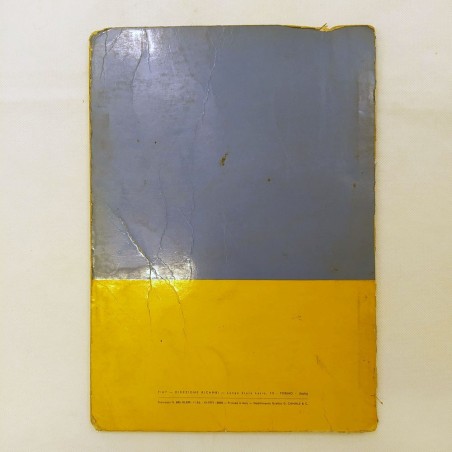Cartellina Catalogo parti di ricambio carrozzeria Fiat 128 coupé, 1971. Mediocre