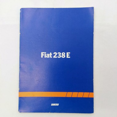 Volume Fiat 238 E, 1981. Copertina con segni del tempo