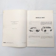 Dati per le riparazioni delle vetture Fiat 600D, fasciolo postale 1969. Macchie 2