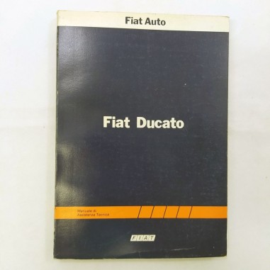 Fiat Ducato Manuale di assistenza tecnica, 1982. Copertina con segni del tempo