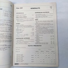 Fascicolo Dati per le riparazioni Fiat 242, 1975. Macchie di officina 2